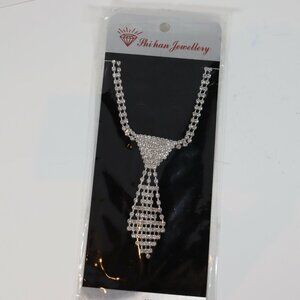 Rhinestone Tie Necklace Dog / Cat Jewelry